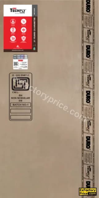 Duroply Duro Techply O.S.T. (Flush Door Is 2202 Pt1) Doors 30 mm