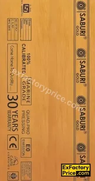 Saburi Gold Block Board 19mm