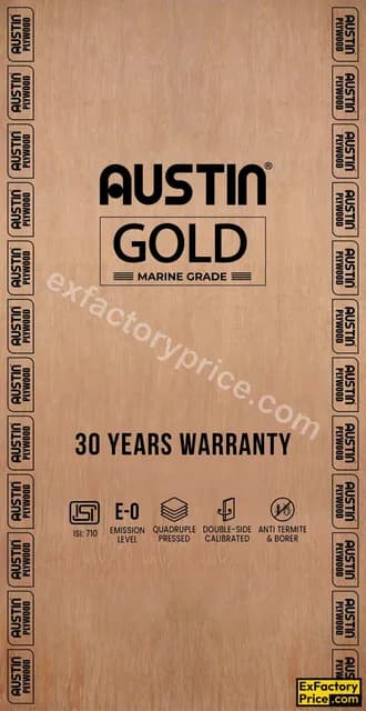 Austin Plywood Austin Gold (Marine Grade – 30 Yrs Warranty) Block Board 16 mm BB