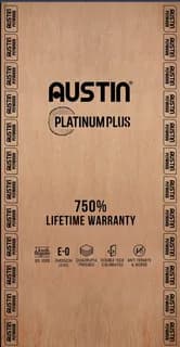 Austin Plywood Austin Platinum Plus (750% Lifetime Warranty) Block Board
