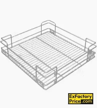 Wire Basket Stainless Steel - Plain 8 inch