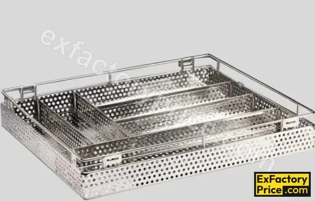 Wire Basket Stainless Steel - Spoon Fitting 4 inch