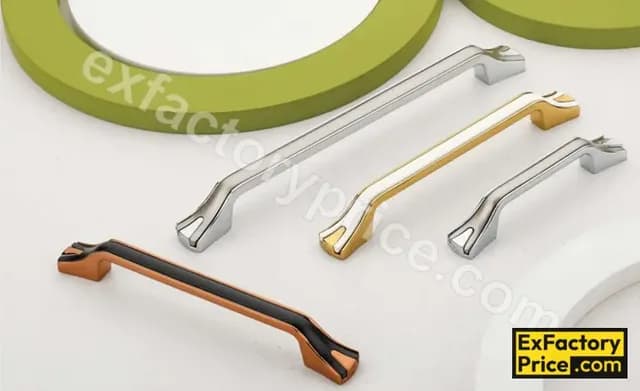 hYdesign Cabinet Handle 401 Gold + White 224 mm (10 inch)