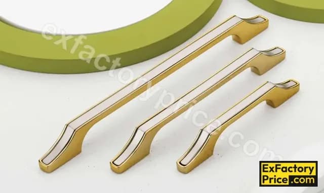 hYdesign Cabinet Handle 420 Gold + Satin 96 mm (4 inch)