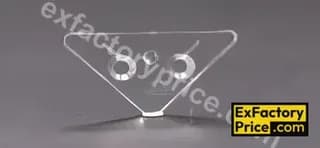 Ebco General Hardware Glass Corner/Side Holder/Clamp Glass Corner Holder - Eco