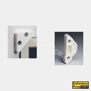 Ebco General Hardware Glass Corner/Side Holder/Clamp Glass Side Holder