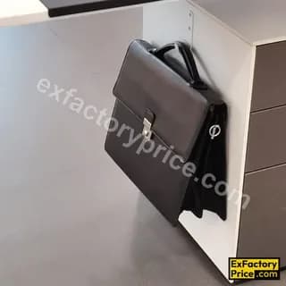 Ebco General Hardware Glass Corner/Side Holder/Clamp Bag Hook (Side Mount)