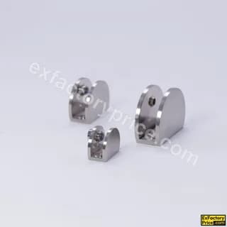 Ebco General Hardware Glass/ wood Shelf Supports Glass Shelf Bracket D1-10