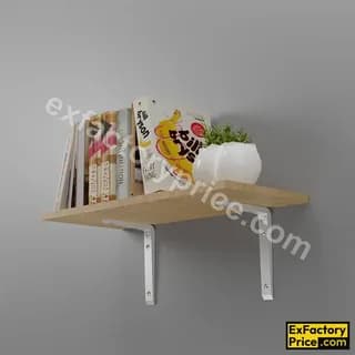 Ebco General Hardware Glass/ wood Shelf Supports Utility Shelf Bracket