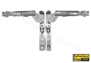 Ebco Window, Door & Glass Hardware WINDOW FITTINGS Concealed Corner Hinge side Hung - 80 (with Bevelled Groove)
