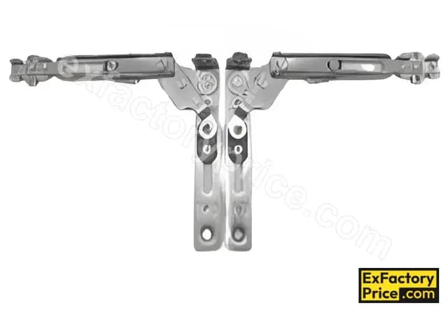 Ebco Window, Door & Glass Hardware WINDOW FITTINGS Concealed Corner Hinge side Hung - 80 (with Bevelled Groove) CCH-SH-80 2 mm SS304
