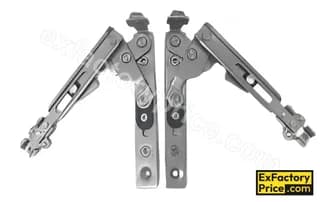 Ebco Window, Door & Glass Hardware WINDOW FITTINGS Concealed Corner Hinge side Hung - 120 (with Bevelled Groove)