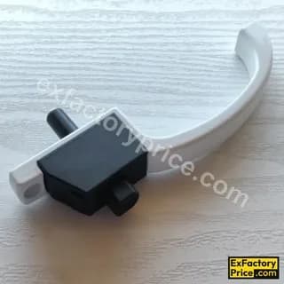 Ebco Window, Door & Glass Hardware WINDOW FITTINGS Window-Door Handle with Push Latch