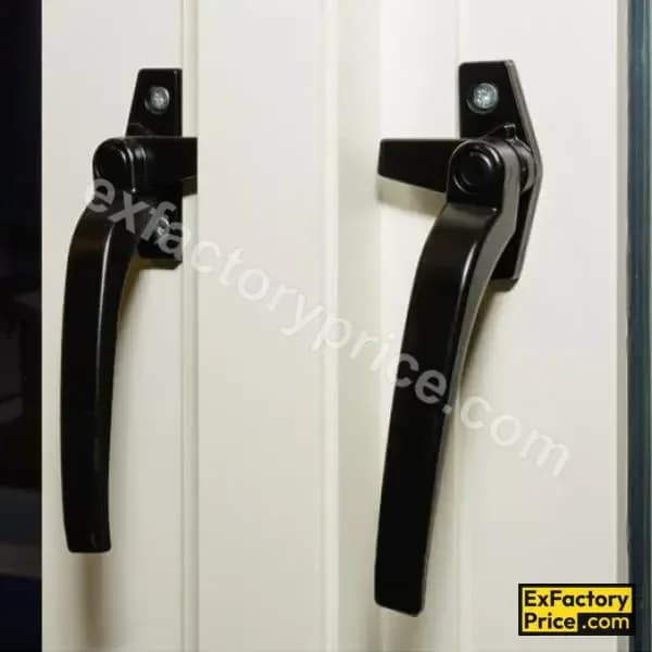 Ebco Window, Door & Glass Hardware WINDOW FITTINGS Window Handle-EURO E-WH1-L/R-BR - BR