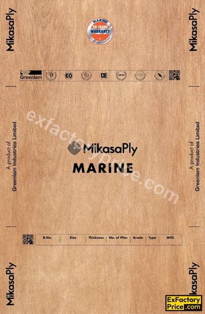 Mikasa Plywood Prime Mikasa Marine Plywood 4 mm