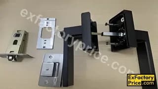 Ebco Window, Door & Glass Hardware 2 Way Syncro Sliding Partition System 100 - Soft Close (For 2+2 doors) Mortise Handle Lock for Sliding Partition System (keyless)