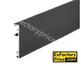 Ebco Window, Door & Glass Hardware 2 Way Syncro Sliding Partition System 100 - Soft Close (For 2+2 doors) Top Track Cover Profile (for Sliding Door/ Partition System)