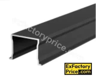 Ebco Window, Door & Glass Hardware 2 Way Syncro Sliding Partition System 100 - Soft Close (For 2+2 doors) Bottom Guide Track (for Sliding Door/ Partition System)