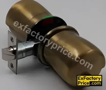 Ebco Window, Door & Glass Hardware WOOD SLIDING FOLDING FITTING Presto - Door Knob Lock (keyless) (Aluminium version) P-DKL2-NS NS