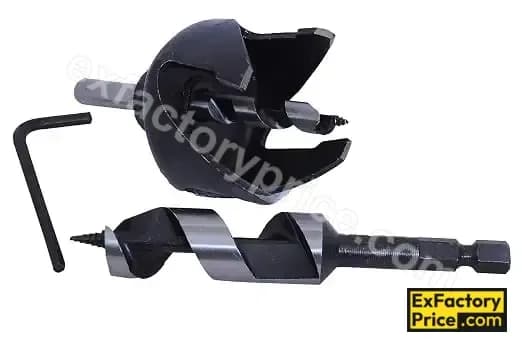 Ebco Window, Door & Glass Hardware WOOD SLIDING FOLDING FITTING Presto Door Knob Lock -Boring Kit BKPL1 23 mm / 42 mm BL