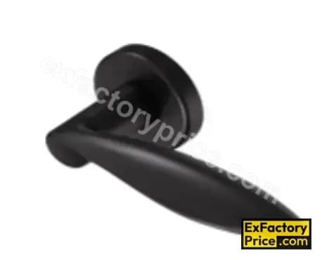Ebco Window, Door & Glass Hardware WOOD SLIDING FOLDING FITTING Mortise Door Handle Brass Zen - On Rose 1 with Key Hole - ⌀50mm MDHBZ-KH50-R1-AQ ⌀50mm AQ