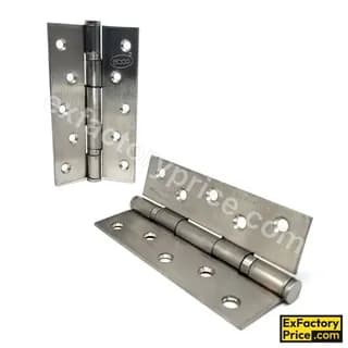 Ebco Window, Door & Glass Hardware WOOD SLIDING FOLDING FITTING Door Hinges - SS304 -(with 2 Ball Bearing) (C hole)