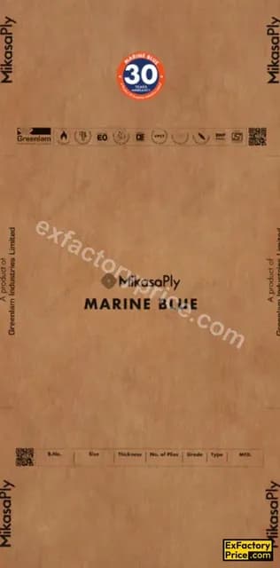 Mikasa Plywood Prime Mikasa Marine Blue Plywood 4 mm