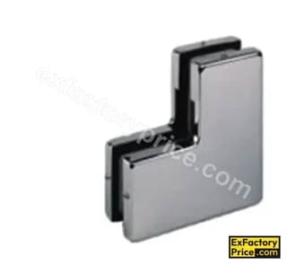 Ebco Window, Door & Glass Hardware PATCH FITTINGS - SS304 Corner 'L' Patch without Pivot
