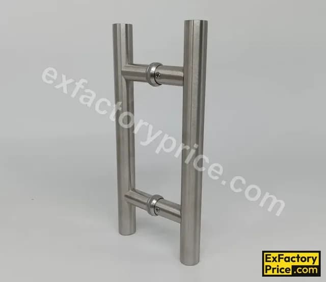 Ebco Window, Door & Glass Hardware GLASS DOOR HANDLES - SS304 Glass Door Handle H-SS304 H-GDH1-2215-BS Ø 22 x 150 mm BS