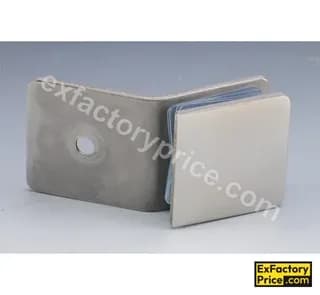 Ebco Window, Door & Glass Hardware GLASS CONNECTORS - SS304 135°Wall to Glass Connector