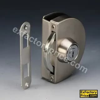 Ebco Window, Door & Glass Hardware GLASS CONNECTORS - SS304 180°Glass to Glass Connector