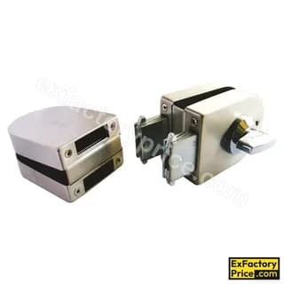 Ebco Window, Door & Glass Hardware GLASS DOOR LOCK - SS304 Openable Glass Door Lock - Glass to Glass-SS304 Knob