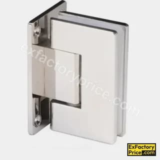 Ebco Window, Door & Glass Hardware SHOWER HINGES - SS304 Shower Hinge 90°(Wall to Glass) - T Type