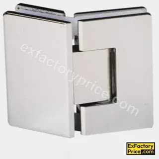 Ebco Window, Door & Glass Hardware SHOWER HINGES - SS304 Shower Hinge 135°(Glass to Glass)