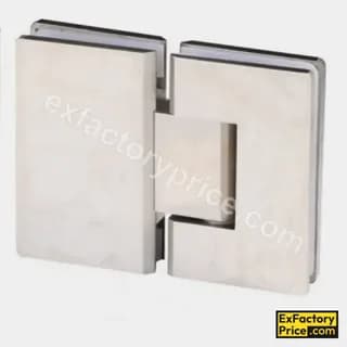 Ebco Window, Door & Glass Hardware SHOWER HINGES - SS304 Shower Hinge 180°(Glass to Glass)