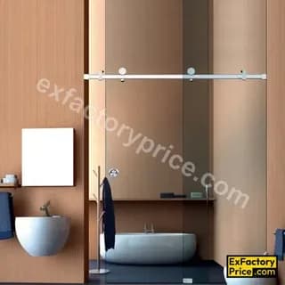 Ebco Window, Door & Glass Hardware SHOWER SLIDING FITTINGS - SS304 Shower Sliding Fitting -Rectangular