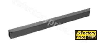 Ebco Window, Door & Glass Hardware SHOWER SLIDING FITTINGS - SS304 Rectangular Pipe -30 X 10