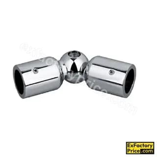 Ebco Window, Door & Glass Hardware SHOWER FITTINGS - SS304 Tube to Tube Connector -19mm