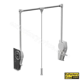 Ebco Bed & Wardrobe Fittings & Accessories Wardrobe Accessories > WARDROBE LIFTS Wardrobe Super Lift -Flexi - 20