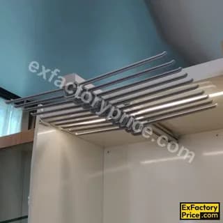 Ebco Bed & Wardrobe Fittings & Accessories Wardrobe Accessories > WARDROBE PULLOUTS Wardrobe Pullout Hanger -Trouser / Saree - Double