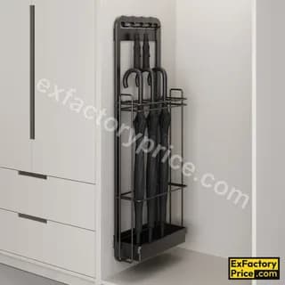 Ebco Bed & Wardrobe Fittings & Accessories Wardrobe Accessories > WARDROBE PULLOUT IRONING BOARD Umbrella Pullout Stand