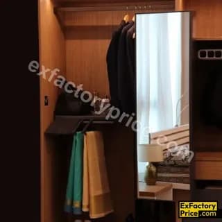Ebco Bed & Wardrobe Fittings & Accessories Wardrobe Accessories > WARDROBE PULLOUT IRONING BOARD Wardrobe Mirror Pullout