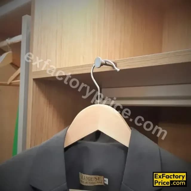 Ebco Bed & Wardrobe Fittings & Accessories Wardrobe Accessories > WARDROBE RAIL FITTINGS Hanger Peg - Recessed HPR-1 Ø10x80mm NP