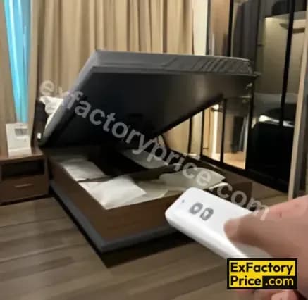 Ebco Bed & Wardrobe Fittings & Accessories Bed Fittings > PRO LIFT ELECTRIC BED FITTINGS Pro - Lift Electric Bed Fittings - Heavy Duty with Remote Control PLBF-EMR3-HD Motor Capacity : 6000N Recommended bed size: W-5 to 6ft, L - 6-6.5ft Dead Load Range - 85 - 100 kgs AT