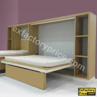 Ebco Bed & Wardrobe Fittings & Accessories Bed Fittings > WALL BED FITTINGS Wall Bed Fittings-Horizontal (withcover & Gas Lift)