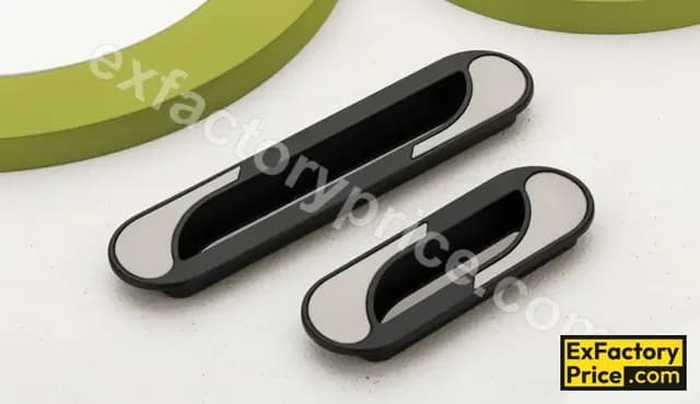 hYdesign Conceal Handle 104 Black + Black 96 mm (4 inch)