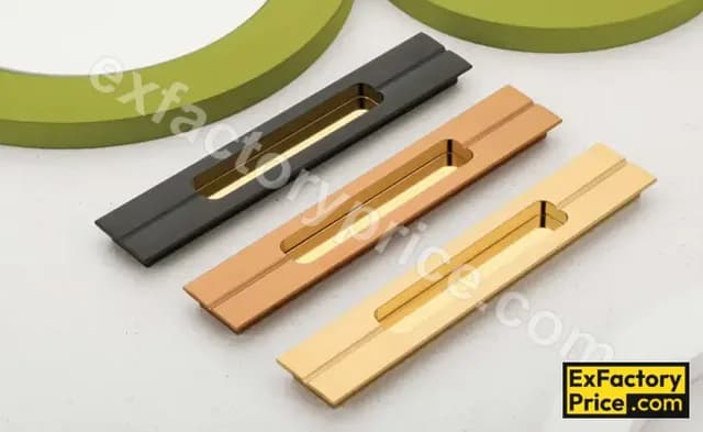 hYdesign Conceal Handle 115 Gold 6 inch