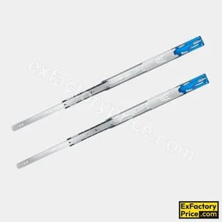 Hettich KA 4732 Telescopic Drawer Channel Soft Close (Silent System) 35 kg Zinc