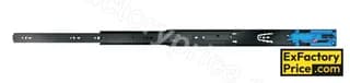 Hettich KA 4732 Telescopic Drawer Channel Soft Close (Silent System) 35 kg Black