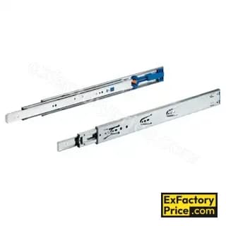 Hettich KA 4532 Telescopic Drawer Channel Soft Close (Silent System) 35 kg Zinc